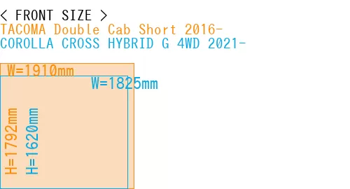 #TACOMA Double Cab Short 2016- + COROLLA CROSS HYBRID G 4WD 2021-